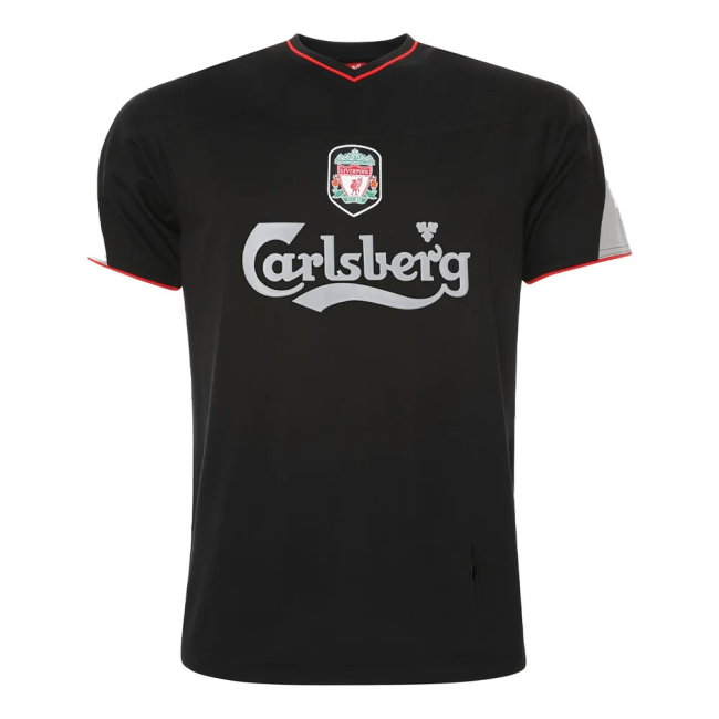 2002-2003 Liverpool Away Retro Shirt (Baros 5)-SoccerKits Hub | Buy Soccer Jerseys Online